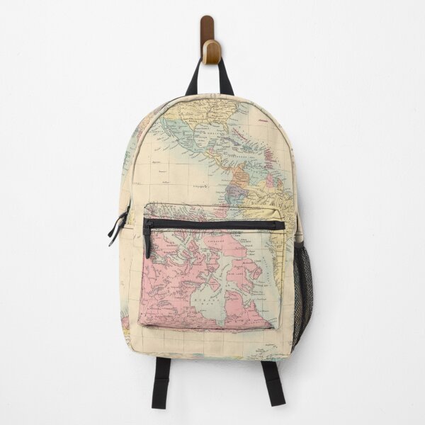 Item preview, Vintage Map of the World (1872) designed and sold by BravuraMedia.