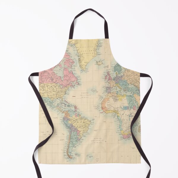 Item preview, Vintage Map of the World (1872) designed and sold by BravuraMedia.