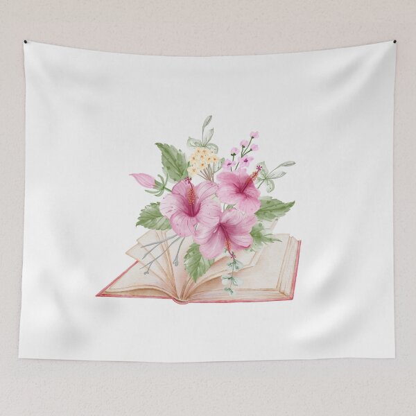 Item preview, Open Book With Flowers, Cool Book With Flowers Design for books and flower lovers designed and sold by Sun Rise.