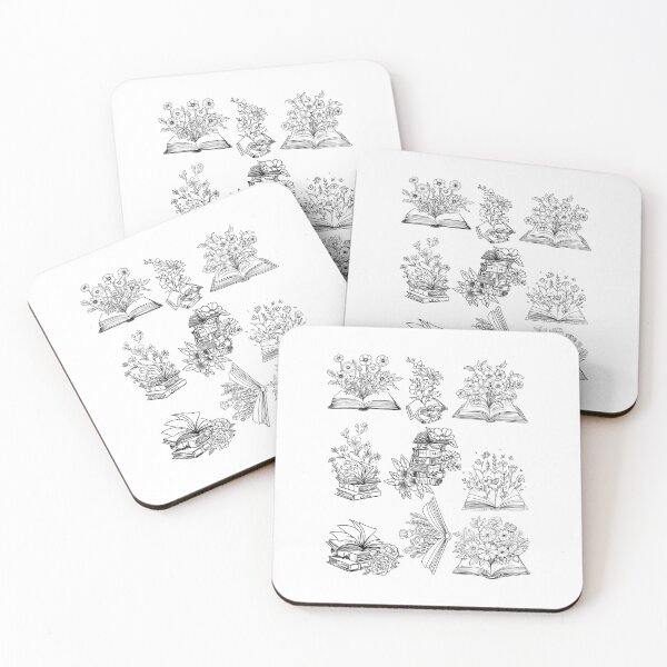 Item preview, Open Book With Flowers, Cool Book With Flowers Design for books and flower lovers designed and sold by Sun Rise.