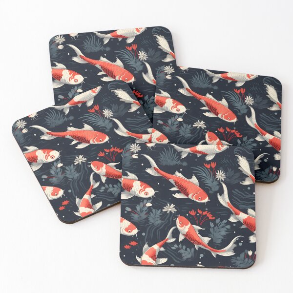 Item preview, Timeless Patterns: Nishikigoi Set 2. Premium seamless koi fish design pattern  designed and sold by HIKARI Creations.