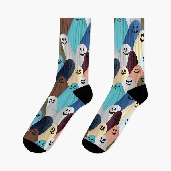 Item preview, Halloween 2023 Ghost Pattern Smile Scary Design shirts decor popular demand designed and sold by SandaArtDesign.
