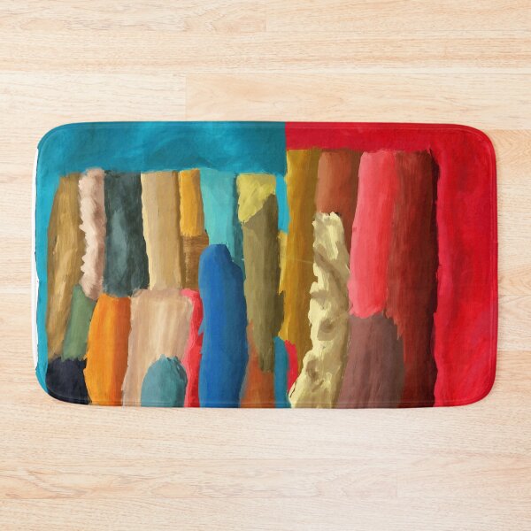 Item preview, Red blue abstract background designed and sold by MentaLee.