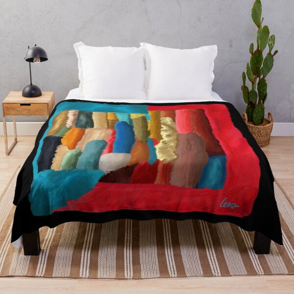 Item preview, Red blue abstract background designed and sold by MentaLee.