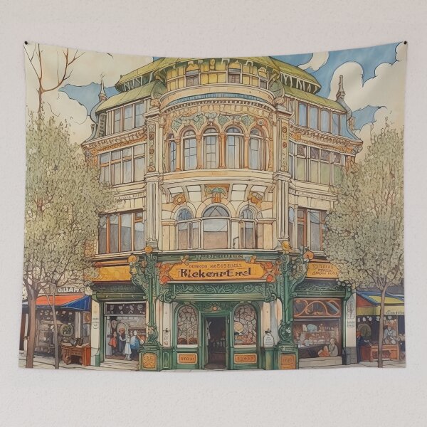 Item preview, Bakersfield city drawing designed and sold by ComicsFactory.
