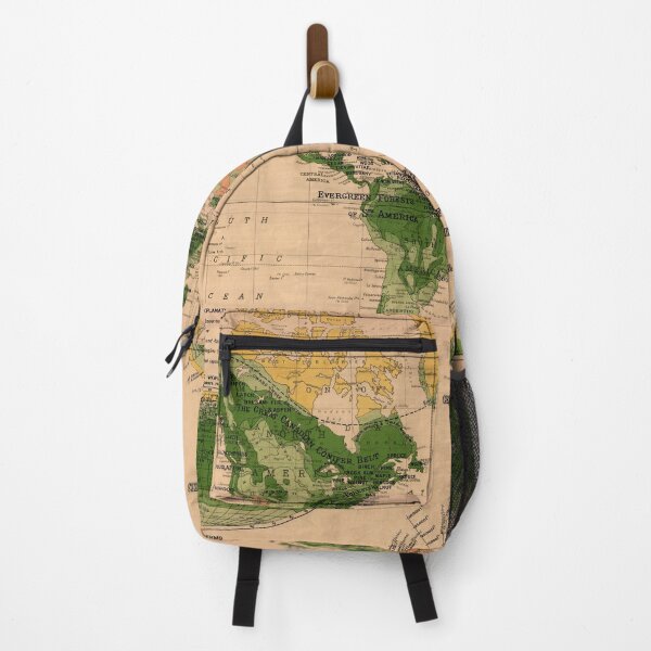 Item preview, Vintage World Forests Map (1916) designed and sold by BravuraMedia.