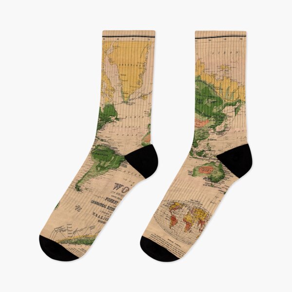Item preview, Vintage World Forests Map (1916) designed and sold by BravuraMedia.