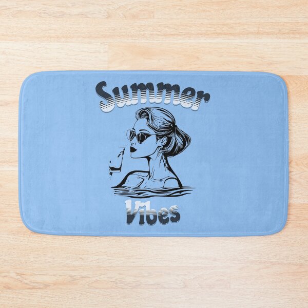 Item preview, Woman with cocktail in the swimming pool - Summer vibes designed and sold by Une Affaire de Filles.