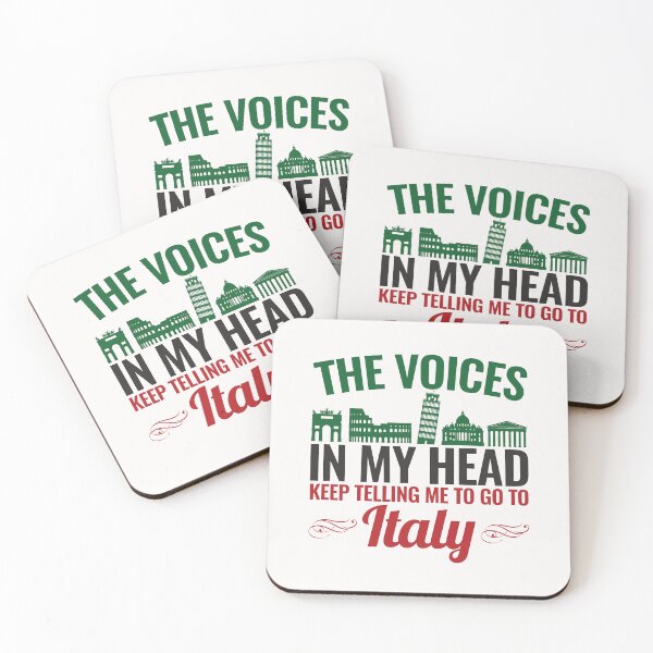 Item preview, The Voices In My Head Keep Telling Me to Go to Italy designed and sold by jaygo.