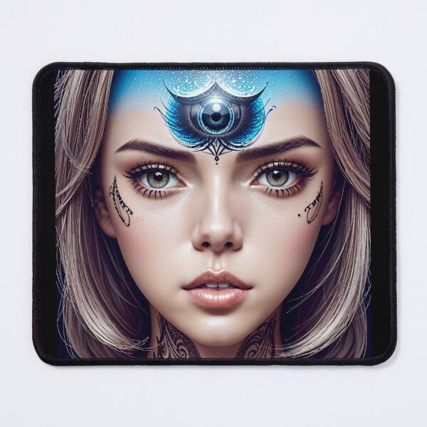 Item preview, Portrait of a three-eyed woman designed and sold by Shinihime.