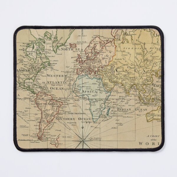 Item preview, Vintage Map of the World (1774) designed and sold by BravuraMedia.