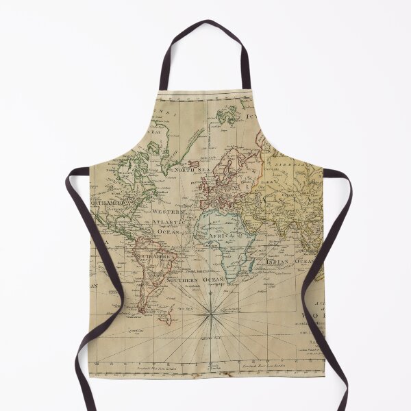 Item preview, Vintage Map of the World (1774) designed and sold by BravuraMedia.