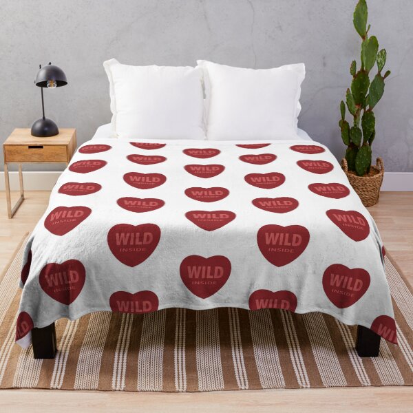Item preview, Modern Funny Bold Text Wild Inside Red Heart designed and sold by wenjunior.