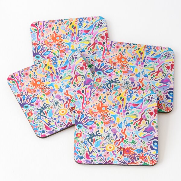 Item preview, Psychedelic Whimsy: A Colorful Dance of Shapes designed and sold by vadimcarazan.
