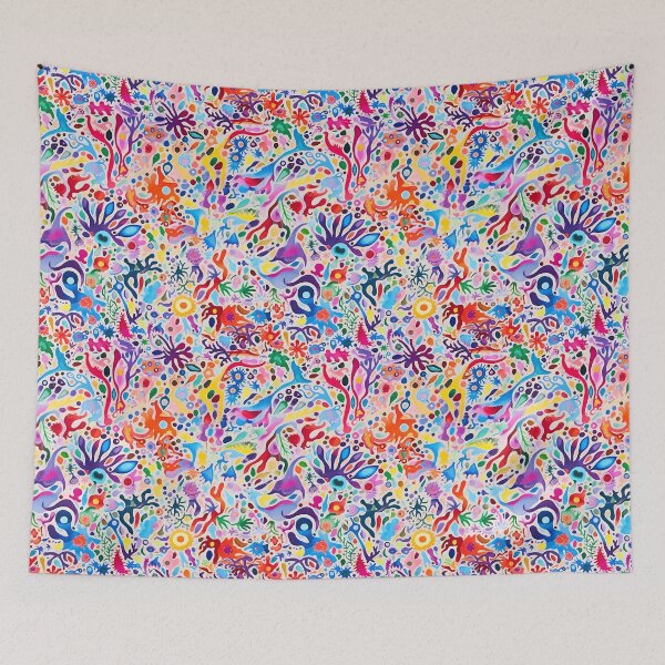 Item preview, Psychedelic Whimsy: A Colorful Dance of Shapes designed and sold by vadimcarazan.