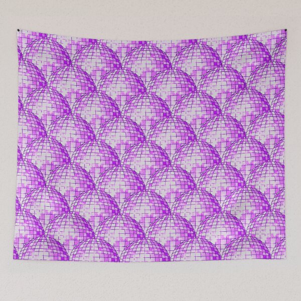 Item preview, Purple Disco Ball Pattern designed and sold by Julie Erin Designs.