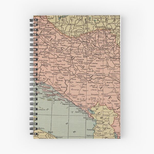 Item preview, Vintage Map of Yugoslavia (1924) designed and sold by BravuraMedia.