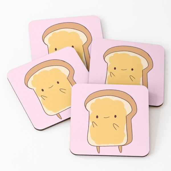 Item preview,  Bread slice and jam illustration  designed and sold by Mayarart.
