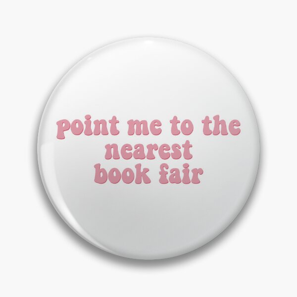 Item preview, Book Fair Pink designed and sold by TeakettleBooks.