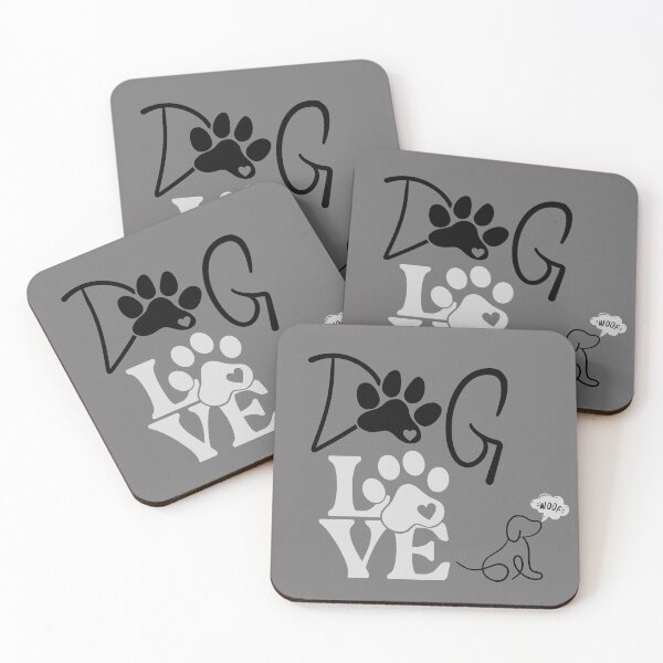 Item preview, Charming Dog Lover Art: Paws, Hearts, and a Woof that Speaks Volumes designed and sold by steph5477.