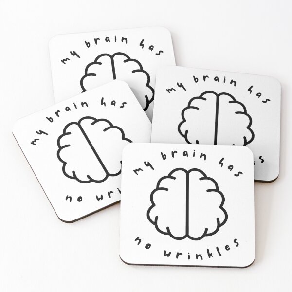 Item preview, my brain has no wrinkles designed and sold by tinks-ts.
