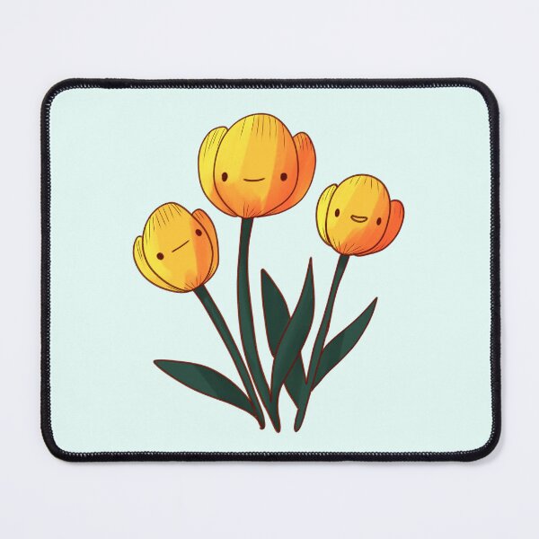 Item preview, Yellow tulip illustration designed and sold by Mayarart.