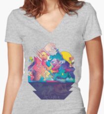 Red In Tooth And Claw Women's Fitted V-Neck T-Shirt