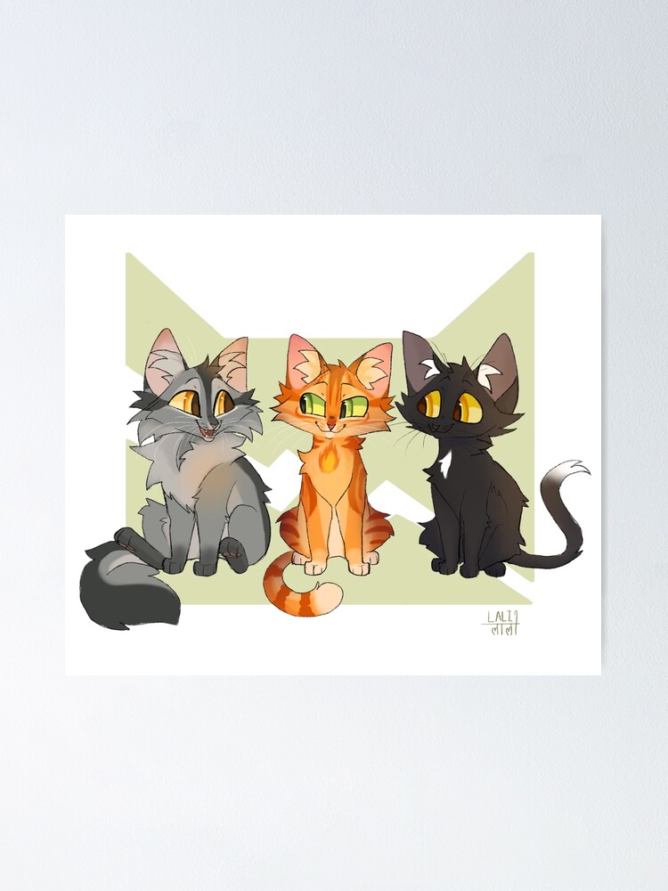 Firepaw, Graypaw and Ravenpaw