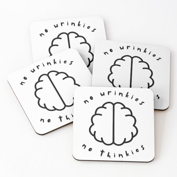 Item preview, no wrinkies no thinkies  designed and sold by tinks-ts.