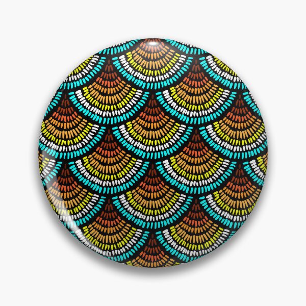 Item preview, Colorful reptile scales, gradient in gold and blue designed and sold by Osting.