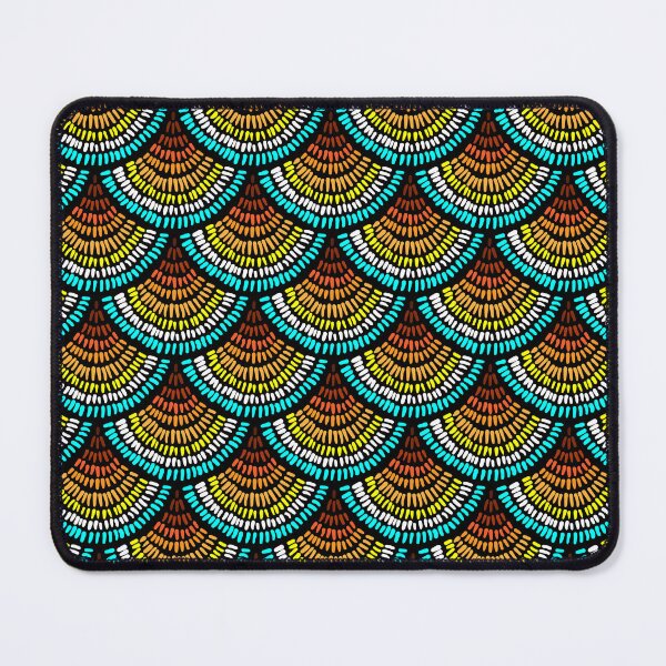 Item preview, Colorful reptile scales, gradient in gold and blue designed and sold by Osting.