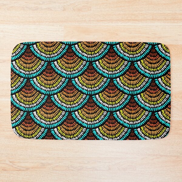 Item preview, Colorful reptile scales, gradient in gold and blue designed and sold by Osting.