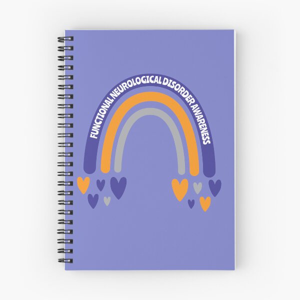 Item preview, Functional Neurological Disorder Awareness Rainbow with hearts designed and sold by Teamtsunami6.