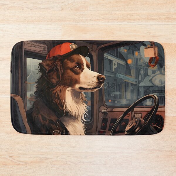Item preview, Dog Bus Driver designed and sold by ConfettiSkyArt.