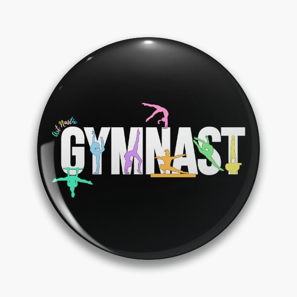 Item preview, Art Nastix Gymnast Design - Multicolor with White Font designed and sold by ArtNastix.