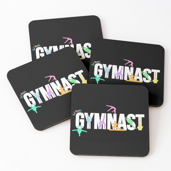 Item preview, Art Nastix Gymnast Design - Multicolor with White Font designed and sold by ArtNastix.