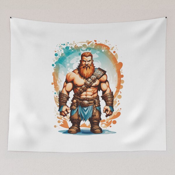 Item preview, dwarf barbarian designed and sold by Mo-rx.