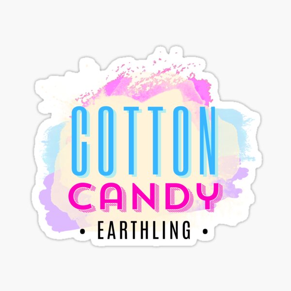 Happy Cotton Candy Stickers for Sale