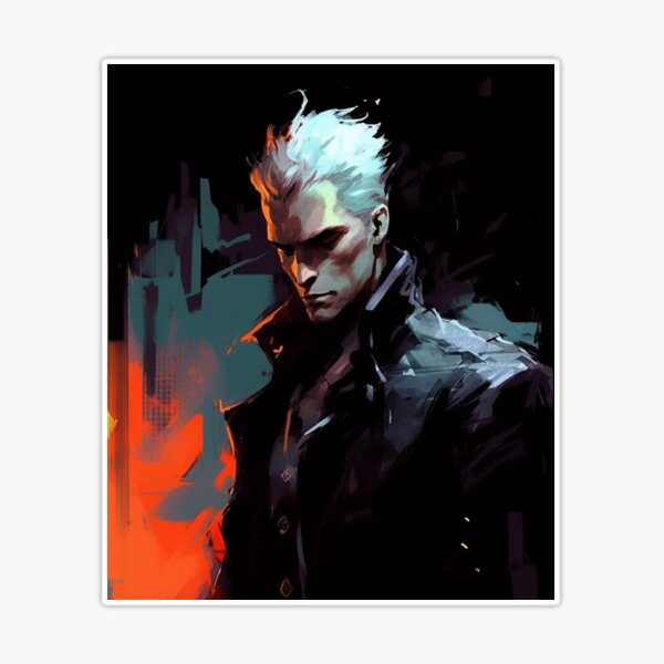 Vergil - DMC Sticker for Sale by SchellStation