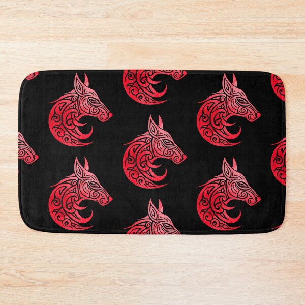 Item preview, Celtic Nordic Knotwork Fox Blood Red designed and sold by Pixelchicken.