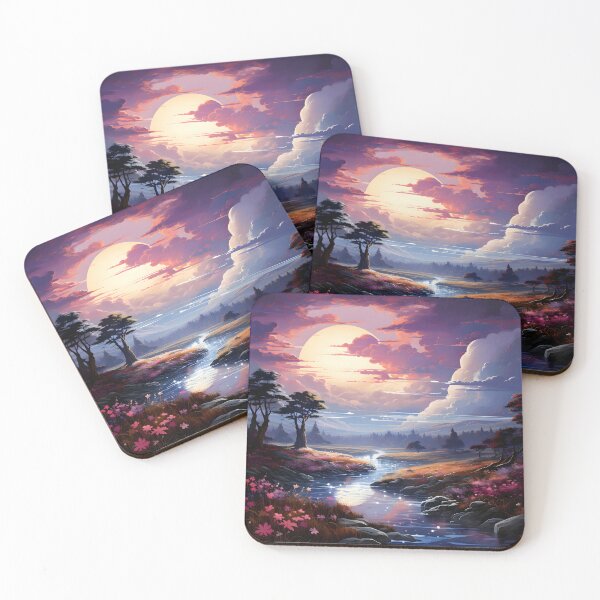 Item preview, Magical Evening Landscape designed and sold by ConfettiSkyArt.