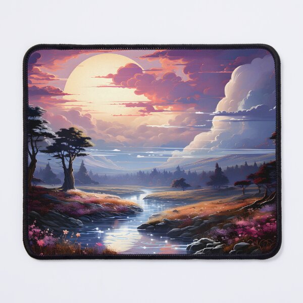 Item preview, Magical Evening Landscape designed and sold by ConfettiSkyArt.