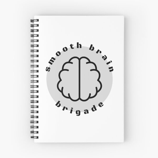 Item preview, smooth brain brigade - grey designed and sold by tinks-ts.