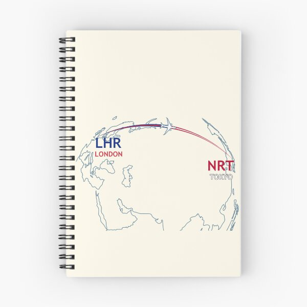 Item preview, LHR-NRT Map designed and sold by TransportTees.