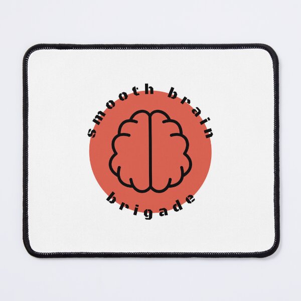 Item preview, smooth brain brigade - orange designed and sold by tinks-ts.