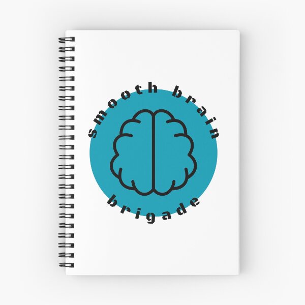 Item preview, smooth brain brigade - blue designed and sold by tinks-ts.