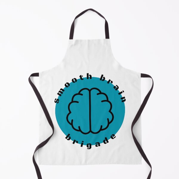 Item preview, smooth brain brigade - blue designed and sold by tinks-ts.