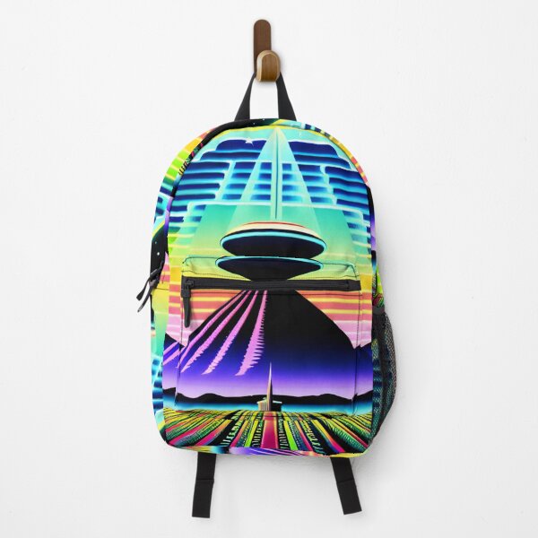 Item preview,  Retro SciFi UFO Mountain Landscape 78 | Lazar  designed and sold by Benito Del Ray.