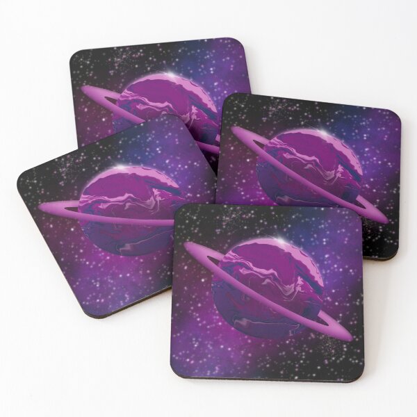 Item preview, Purple Saturn with Nebula designed and sold by SacrylicArt.