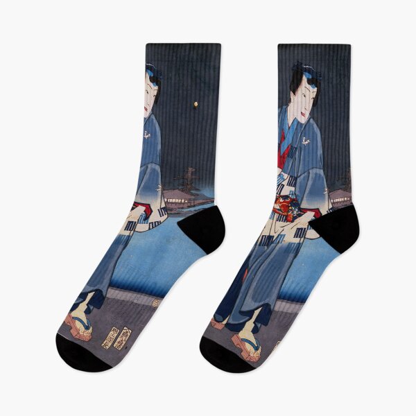 Item preview, Modern Genji, Firefly Viewing - Toyohara Kunichika - designed and sold by LeiWeiss.